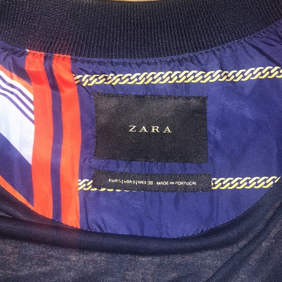 Zara Printed Bomber - Picture 3 of 3